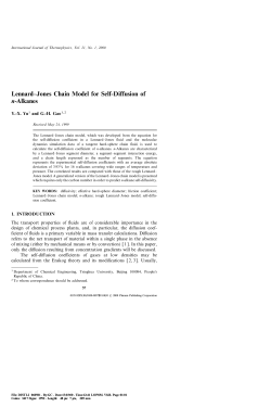 Lennard Jones Chain Model for Self-Diffusion of n