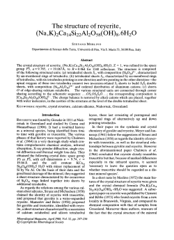 The structure of reyerite, (Na,K