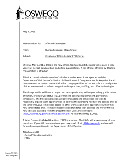 Office assistant title series