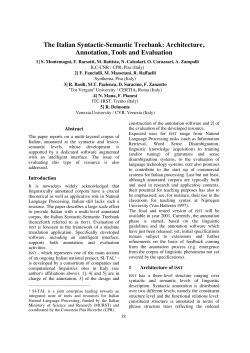 The Italian Syntactic-Semantic Treebank