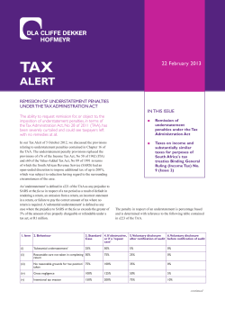 22 February 2013 - Cliffe Dekker Hofmeyr