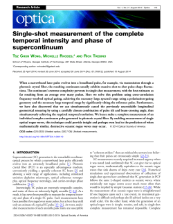 Single-shot measurement of the complete
