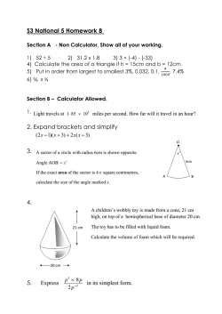 S3 National 5 Homework 8 2. Expand brackets and simplify 3. 4. 5.