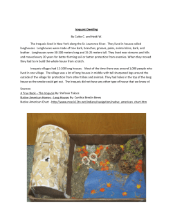 Iroquois dwelling - Parkway C-2