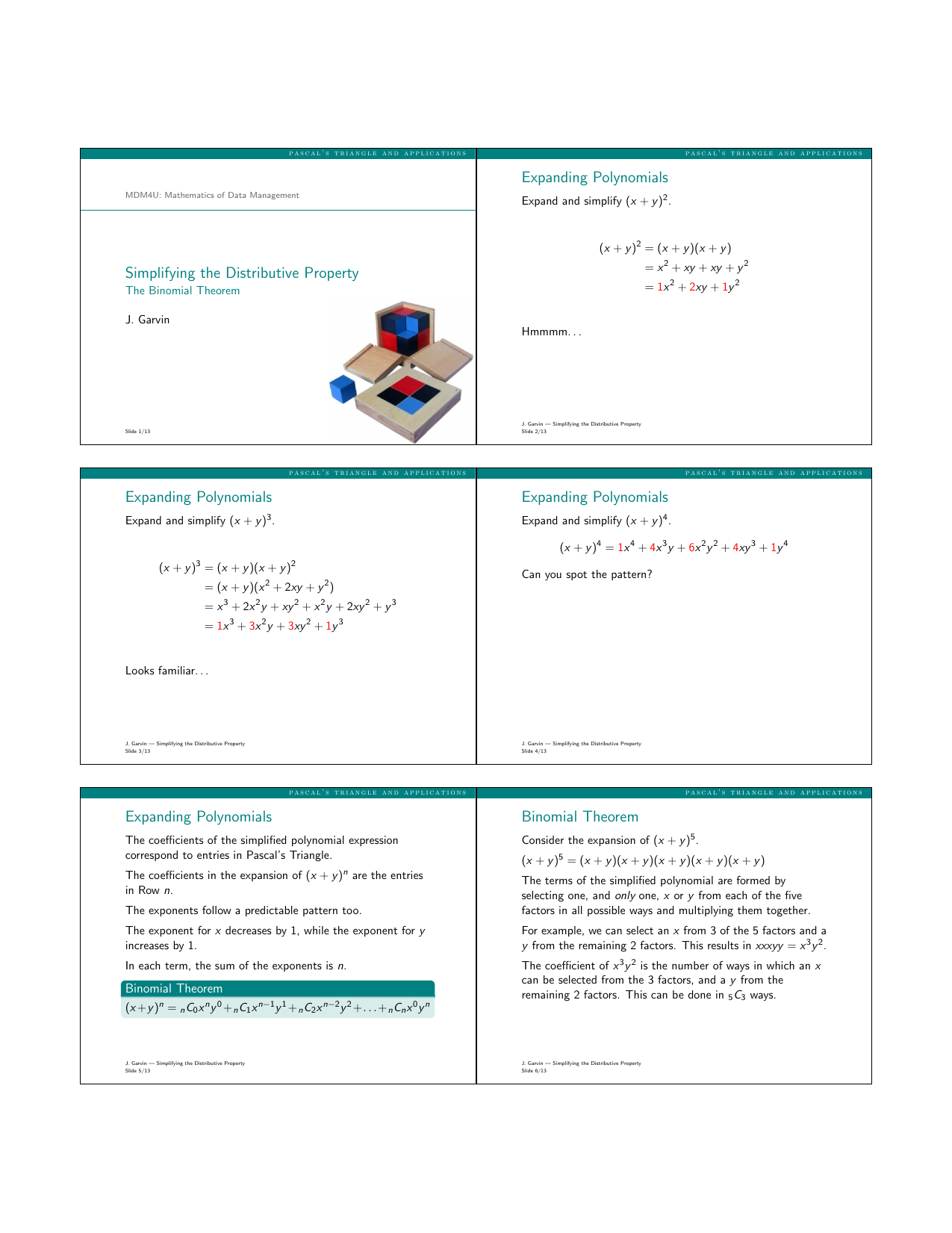 Binomial Theorem