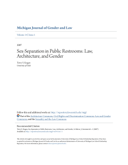 Sex-Separation in Public Restrooms