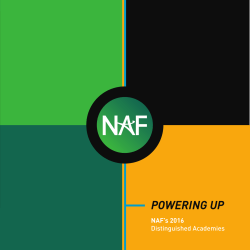 powering up - National Academy Foundation