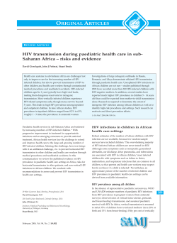 original articles - South African Medical Journal