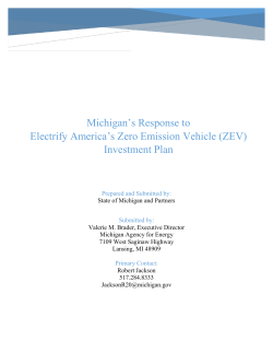 Michigan`s Response to Electrify America`s Zero Emission Vehicle