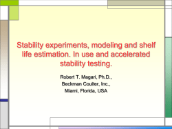 Assessment of Shelf-Life when Arrhenius Assumptions are not