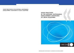 Good Practices in the National Sustainable Development Strategies of