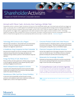 Shareholder Activism