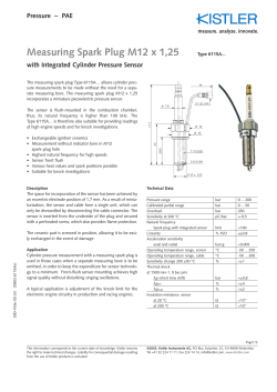 Measuring Spark Plug M12 x 1,25