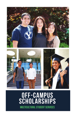 off-campus scholarships - Multicultural Student Services