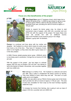 to see the profiles of the farmers