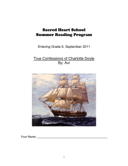 Sacred Heart School Summer Reading Program