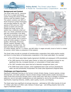 The Great Lakes Basin - Program on Water Governance