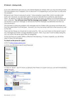 BT Internet missing emails.