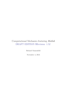 Computational Mechanics (v1.52), by R. Sonnenfeld