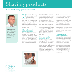 Shaving products