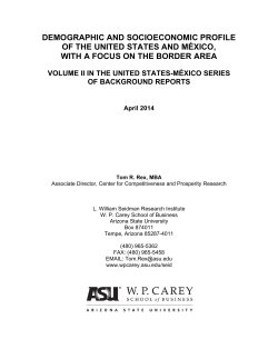 demographic and socioeconomic profile of the united states and