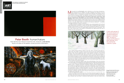 Peter Booth: human/nature