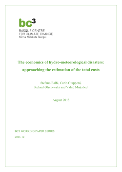 this working paper - BC3 Basque Centre for Climate