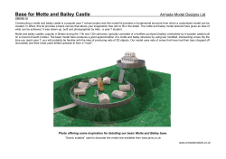Base for Motte and Bailey Castle Armada Model Designs