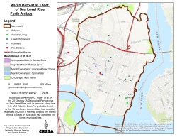 Marsh Retreat at 1 feet of Sea Level Rise Perth Amboy