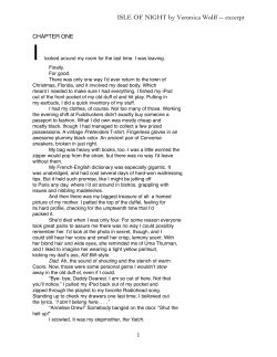 ISLE OF NIGHT by Veronica Wolff -