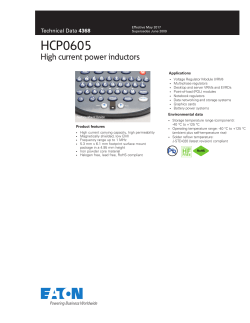 High Current, Power Inductors