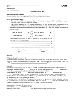 Mars air density (______x)