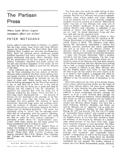 The Partisan Press