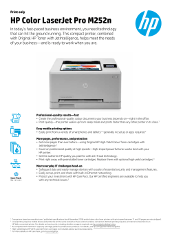 HP Color LaserJet Pro M252n