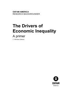 The Drivers of Economic Inequality