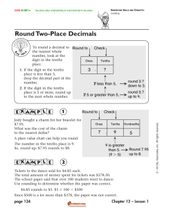 Round Two-Place Decimals