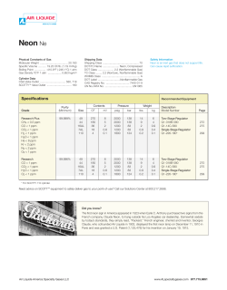 Neon Ne - Air Liquide USA
