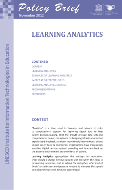 Learning Analytics