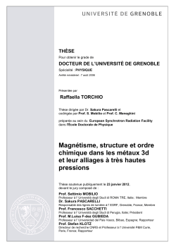 Magn&eacute;tisme, structure et ordre chimique dans les m&eacute;taux 3d et leur