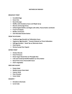 MOTHERS DAY BRUNCH BREAKFAST ITEMS~ &bull; Scrambled Eggs