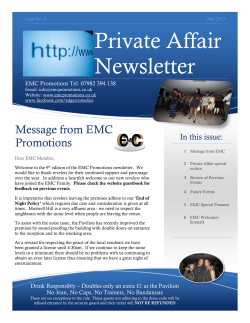 Private Affair Newsletter