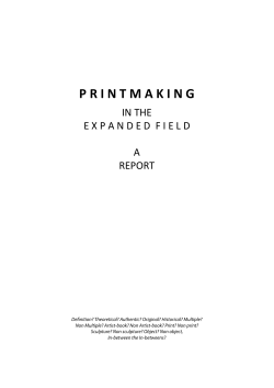 printmaking - bibsys brage