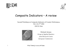 Composite Indicators