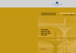 Do newspaper articles on card fraud affect debit - ECB