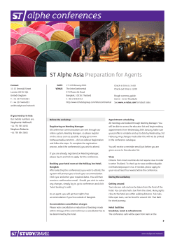 ST Alphe Asia Preparation for Agents