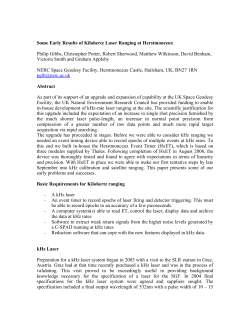 Some Early Results of Kilohertz Laser Ranging at Herstmonceux