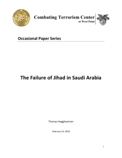 The Failure of Jihad in Saudi Arabia