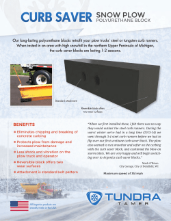 Our long-lasting polyurethane blocks retrofit your plow trucks` steel