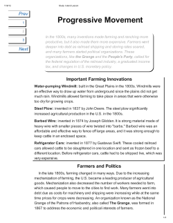 Progressive Movement