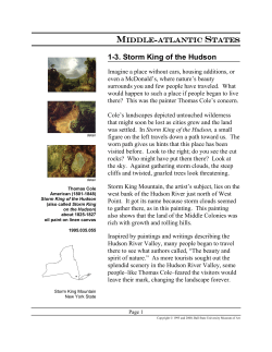 1-3. Storm King of the Hudson
